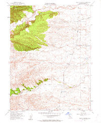 West of Gerber California Historical topographic map, 1:24000 scale, 7.5 X 7.5 Minute, Year 1951