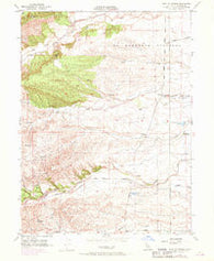 West of Gerber California Historical topographic map, 1:24000 scale, 7.5 X 7.5 Minute, Year 1951