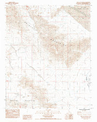 West of Glasgow California Historical topographic map, 1:24000 scale, 7.5 X 7.5 Minute, Year 1985