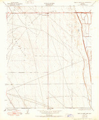 West of Goose Lake California Historical topographic map, 1:24000 scale, 7.5 X 7.5 Minute, Year 1950