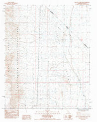 West of Juniper Mine California Historical topographic map, 1:24000 scale, 7.5 X 7.5 Minute, Year 1984