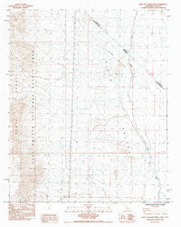 West of Juniper Mine California Historical topographic map, 1:24000 scale, 7.5 X 7.5 Minute, Year 1984