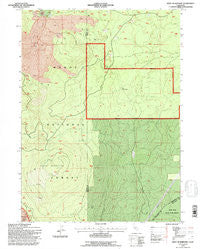 West of Kephart California Historical topographic map, 1:24000 scale, 7.5 X 7.5 Minute, Year 1993