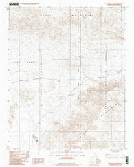 West of Leach Spring California Historical topographic map, 1:24000 scale, 7.5 X 7.5 Minute, Year 1996