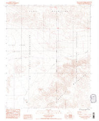 West of Leach Spring California Historical topographic map, 1:24000 scale, 7.5 X 7.5 Minute, Year 1984