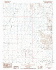 West of Mohawk Spring California Historical topographic map, 1:24000 scale, 7.5 X 7.5 Minute, Year 1985
