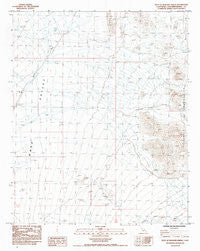 West of Mohawk Spring California Historical topographic map, 1:24000 scale, 7.5 X 7.5 Minute, Year 1985