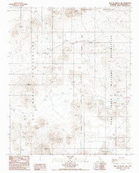 West of Nelson Lake California Historical topographic map, 1:24000 scale, 7.5 X 7.5 Minute, Year 1986