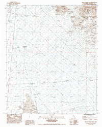 West of Palen Pass California Historical topographic map, 1:24000 scale, 7.5 X 7.5 Minute, Year 1983
