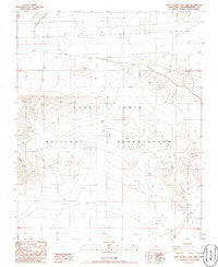 West of Red Pass Lake California Historical topographic map, 1:24000 scale, 7.5 X 7.5 Minute, Year 1986