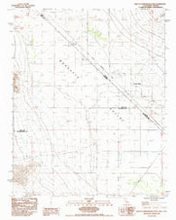 West of Shenandoah Peak California Historical topographic map, 1:24000 scale, 7.5 X 7.5 Minute, Year 1985