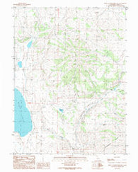 West of Snowstorm Mtn California Historical topographic map, 1:24000 scale, 7.5 X 7.5 Minute, Year 1989