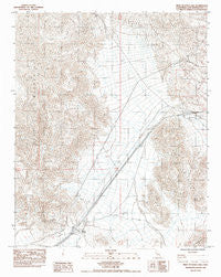 West of Soda Lake California Historical topographic map, 1:24000 scale, 7.5 X 7.5 Minute, Year 1983