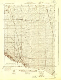 West of Tejon Hills California Historical topographic map, 1:31680 scale, 7.5 X 7.5 Minute, Year 1931