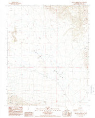 West of Ubehebe Peak California Historical topographic map, 1:24000 scale, 7.5 X 7.5 Minute, Year 1987