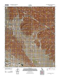 West Berdoo Canyon California Historical topographic map, 1:24000 scale, 7.5 X 7.5 Minute, Year 2012