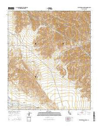 West Berdoo Canyon California Current topographic map, 1:24000 scale, 7.5 X 7.5 Minute, Year 2015