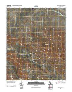 West Elk Hills California Historical topographic map, 1:24000 scale, 7.5 X 7.5 Minute, Year 2012