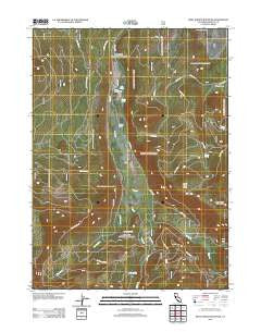West Haight Mountain California Historical topographic map, 1:24000 scale, 7.5 X 7.5 Minute, Year 2012