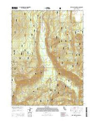 West Haight Mountain California Current topographic map, 1:24000 scale, 7.5 X 7.5 Minute, Year 2015