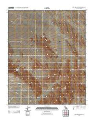 West Ord Mountain California Historical topographic map, 1:24000 scale, 7.5 X 7.5 Minute, Year 2012