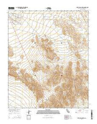 West Ord Mountain California Current topographic map, 1:24000 scale, 7.5 X 7.5 Minute, Year 2015