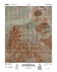 West of Baker California Historical topographic map, 1:24000 scale, 7.5 X 7.5 Minute, Year 2012