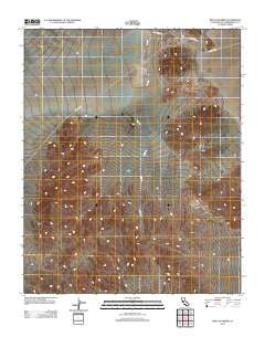 West of Baker California Historical topographic map, 1:24000 scale, 7.5 X 7.5 Minute, Year 2012