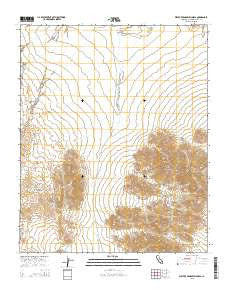 West of Broadwell Mesa California Current topographic map, 1:24000 scale, 7.5 X 7.5 Minute, Year 2015