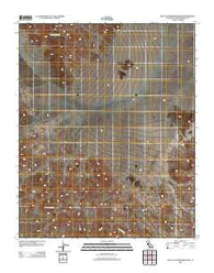 West of Budweiser Wash California Historical topographic map, 1:24000 scale, 7.5 X 7.5 Minute, Year 2012