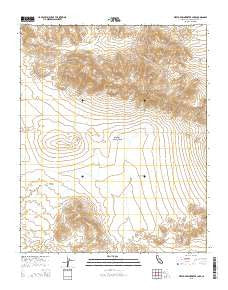 West of Drinkwater Lake California Current topographic map, 1:24000 scale, 7.5 X 7.5 Minute, Year 2015