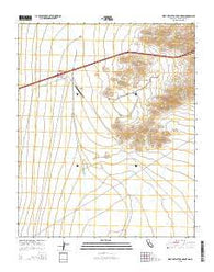 West of Flattop Mountain California Current topographic map, 1:24000 scale, 7.5 X 7.5 Minute, Year 2015
