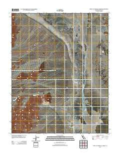 West of Furnace Creek California Historical topographic map, 1:24000 scale, 7.5 X 7.5 Minute, Year 2012