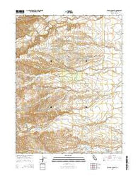 West of Gerber California Current topographic map, 1:24000 scale, 7.5 X 7.5 Minute, Year 2015