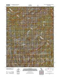 West of Huntoon Spring California Historical topographic map, 1:24000 scale, 7.5 X 7.5 Minute, Year 2012