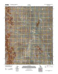 West of Juniper Mine California Historical topographic map, 1:24000 scale, 7.5 X 7.5 Minute, Year 2012