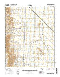West of Juniper Mine California Current topographic map, 1:24000 scale, 7.5 X 7.5 Minute, Year 2015