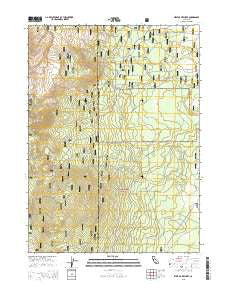 West of Kephart California Current topographic map, 1:24000 scale, 7.5 X 7.5 Minute, Year 2015