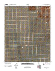 West of Palen Pass California Historical topographic map, 1:24000 scale, 7.5 X 7.5 Minute, Year 2012