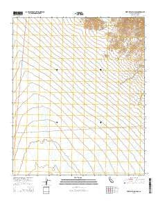 West of Palen Pass California Current topographic map, 1:24000 scale, 7.5 X 7.5 Minute, Year 2015