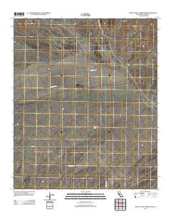 West of Palo Verde Peak California Historical topographic map, 1:24000 scale, 7.5 X 7.5 Minute, Year 2012