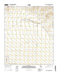 West of Palo Verde Peak California Current topographic map, 1:24000 scale, 7.5 X 7.5 Minute, Year 2015
