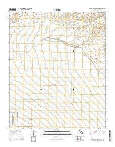 West of Palo Verde Peak California Current topographic map, 1:24000 scale, 7.5 X 7.5 Minute, Year 2015