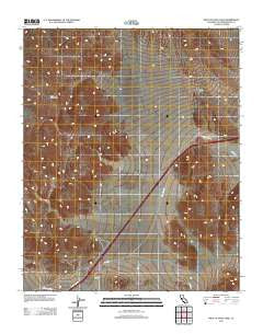 West of Soda Lake California Historical topographic map, 1:24000 scale, 7.5 X 7.5 Minute, Year 2012