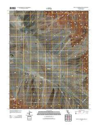 West of Ubehebe Peak California Historical topographic map, 1:24000 scale, 7.5 X 7.5 Minute, Year 2012