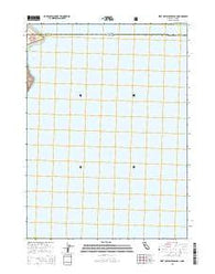 West of Willow Ranch California Current topographic map, 1:24000 scale, 7.5 X 7.5 Minute, Year 2015