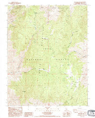 Westgard Pass California Historical topographic map, 1:24000 scale, 7.5 X 7.5 Minute, Year 1990