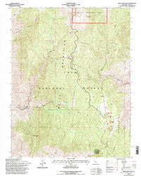 Westgard Pass California Historical topographic map, 1:24000 scale, 7.5 X 7.5 Minute, Year 1994