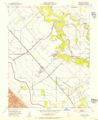 Westley California Historical topographic map, 1:24000 scale, 7.5 X 7.5 Minute, Year 1952