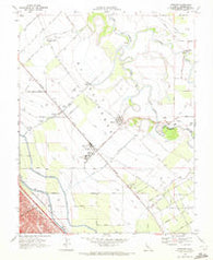 Westley California Historical topographic map, 1:24000 scale, 7.5 X 7.5 Minute, Year 1969